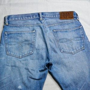 RRL Double RL Low Straight Selvedge Jeans Denim